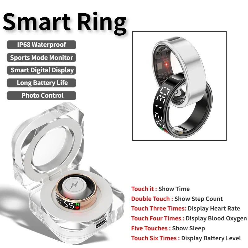 Gymnastic Ring - 남성 여성을위한 SR08 스마트 링 LED