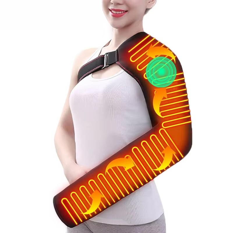 Wrist Wraps - 긴 팔을 덮는 온열 마사지 지지대,