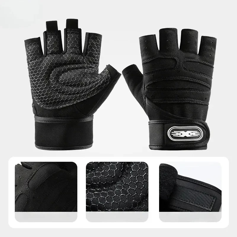 남녀공용 손가락 없는 운동 장갑, 긴 손목 보호대 포함 - Weightlifting Gloves 리뷰 및 가격