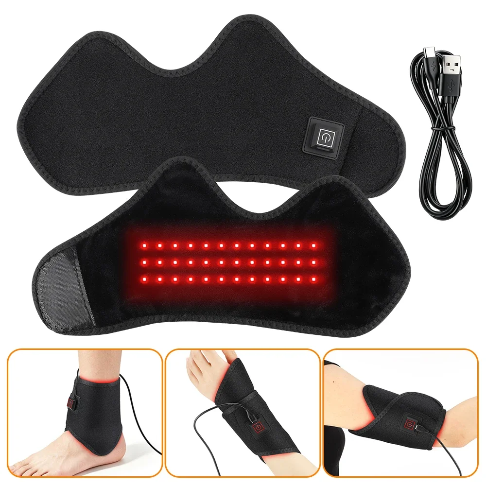 적색광 36개 LED 660nm가 장착된 발목 온열대, - Wrist Wraps 리뷰 및 가격